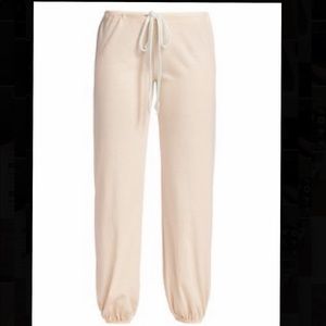 Eberjey Heather Cropped Pant in shell